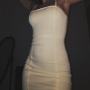 h&m denim mini dress